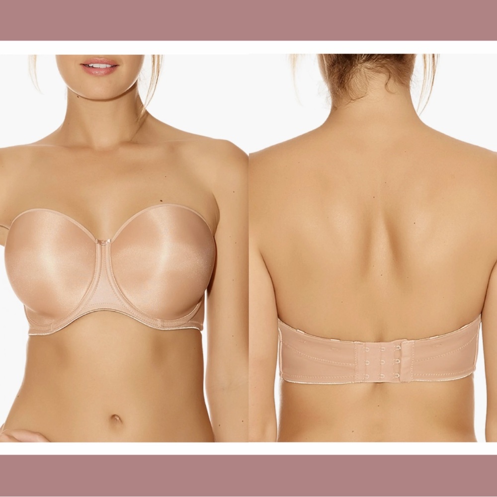 NEW $70 Fantasie‎ [ 32I US ] Strapless Convertible Underwire Bra in Nude